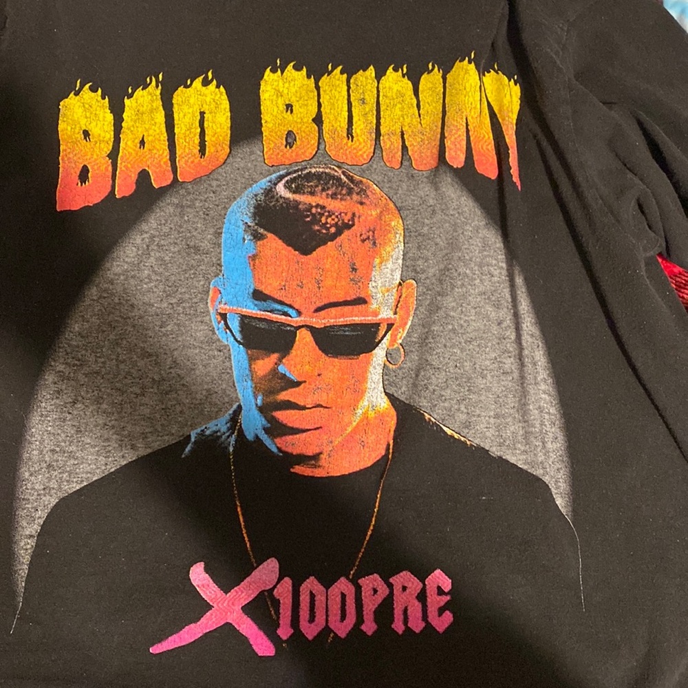 Bad Bunny 2019 concert shirt